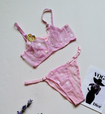 ست شورت و سوتین زنانه طرح گل بابونه فانتزی