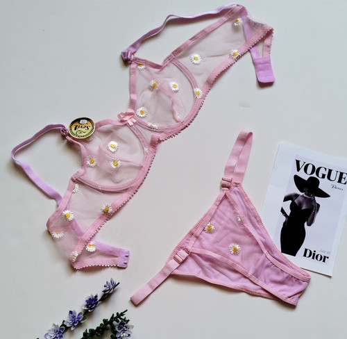 ست شورت و سوتین زنانه طرح گلدار آبرنگی