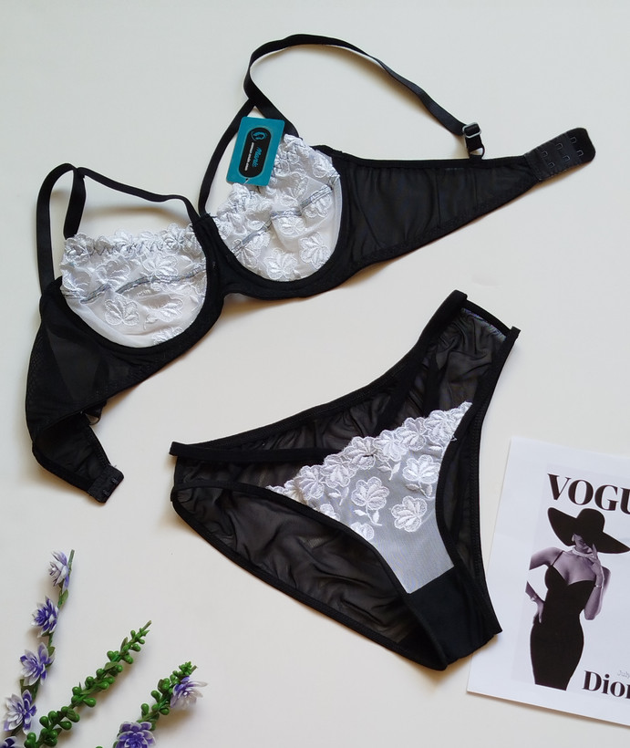 ست شورت و سوتین زنانه طرح گلدار آبرنگی