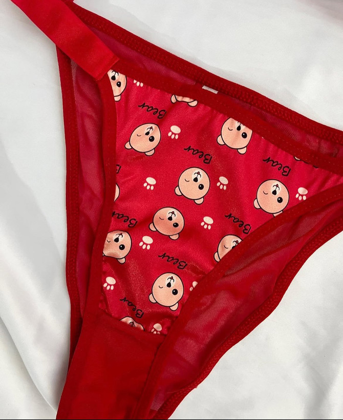 ست شورت و سوتین زنانه اسفنجی جک دار کمر کشی گیپوری