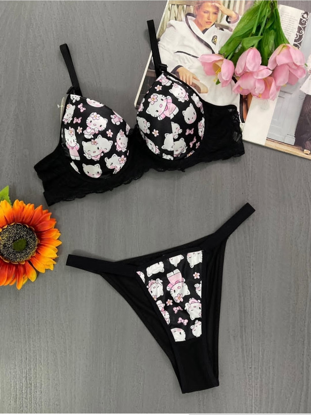 ست شورت و سوتین زنانه اسفنجی برند کوزا