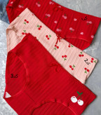 شورتکس زنانه فانتزی طرح آلبالو گیلاس