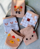 شورت نخ پنبه وارداتی طرح خرس تدی 🐻