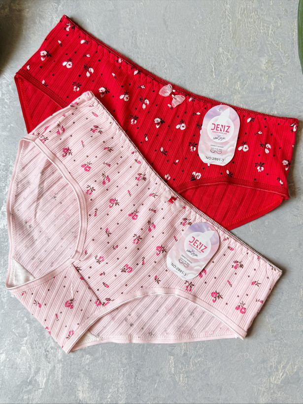 شورت زنانه نخ پنبه وارداتی طرح عروسکی