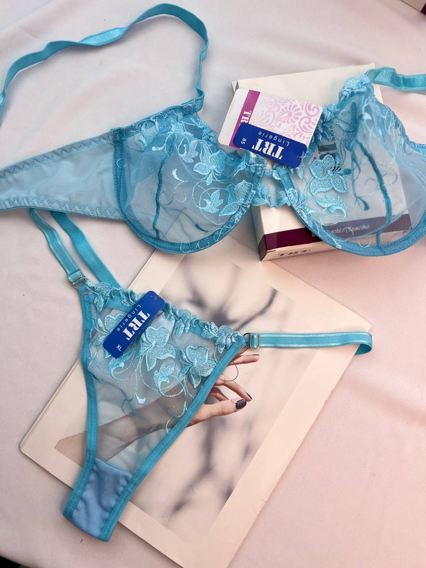 ست شورت و سوتین زنانه طرح گلدار