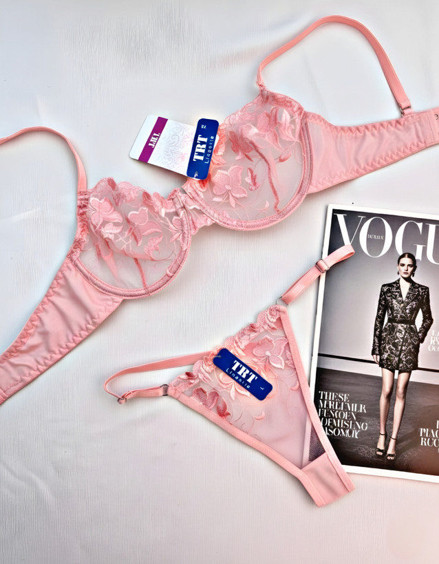 ست شورت و سوتین زنانه طرح گلدار