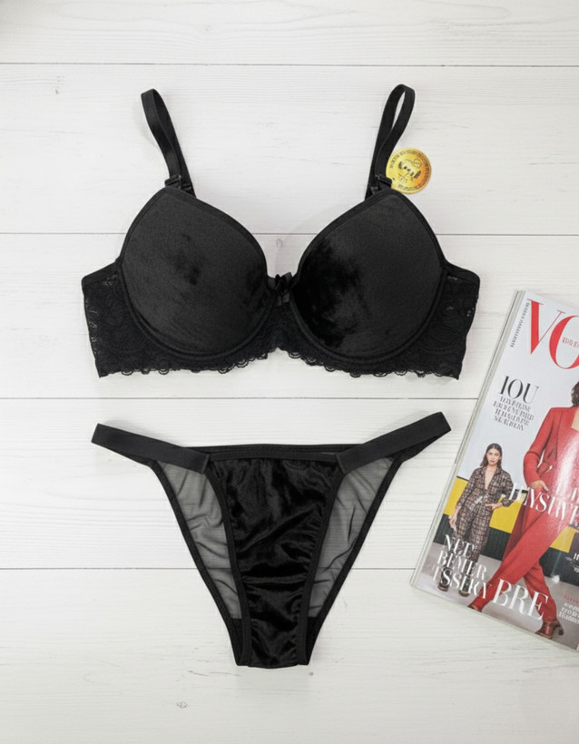 ست شورت و سوتین زنانه آبرنگی