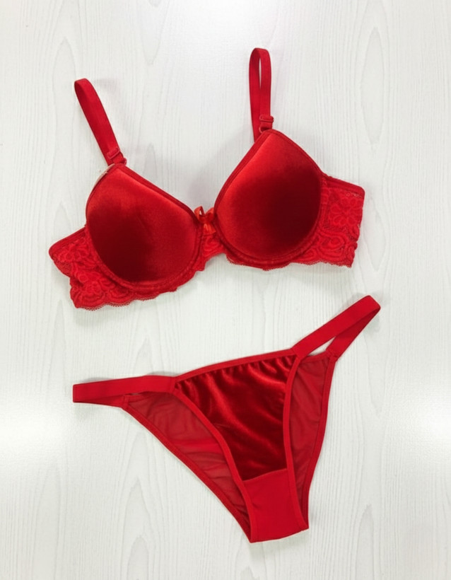 ست شورت و سوتین زنانه فانتزی طرح عروس