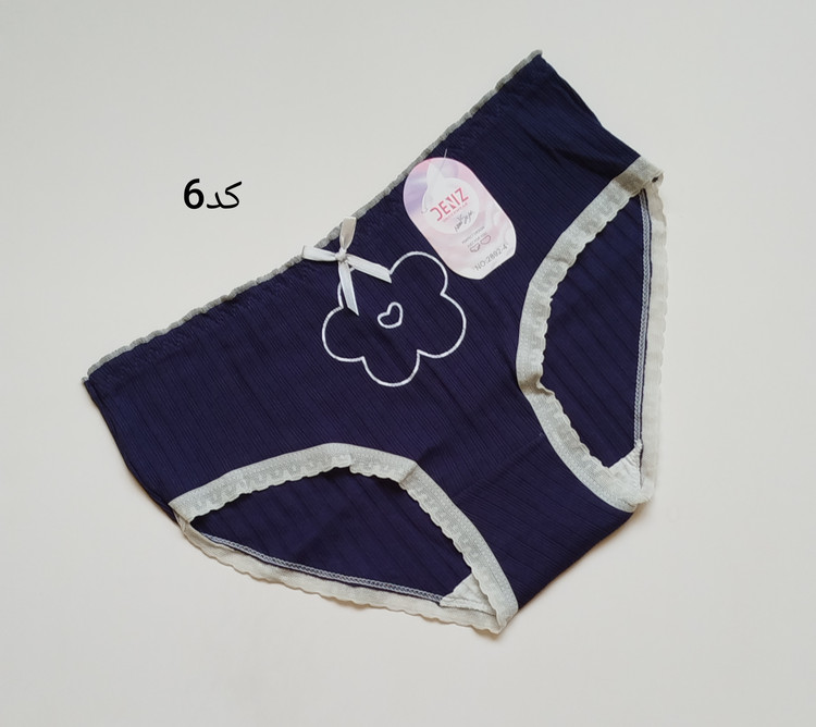 شورت اسلیپ فاق بلند زنانه طرح flowers