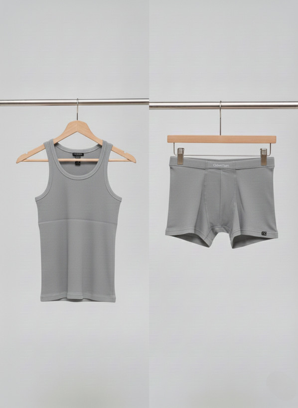 ست مردانه اورجینال تنگ تاپ آیسانی و شورت نیم پا مردانه ورزشی