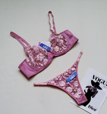 ست شورت و سوتین زنانه فانتزی رنگ یاسی