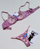 ست شورت و سوتین زنانه طرح گلدار