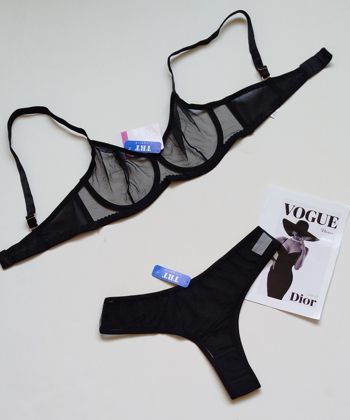 ست شورت و سوتین زنانه لاکرا پنبه ترک مشکی