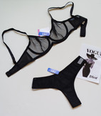 ست شورت و سوتین زنانه طرح گلدار دانتلی خارجی