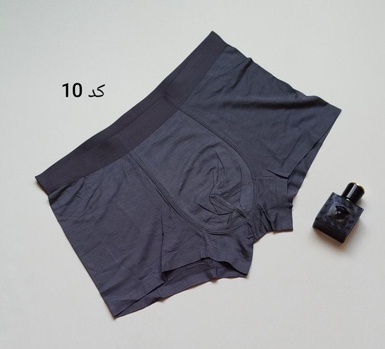 شورت مردانه نیم پا فاق بلند داخل پارچه ای کمر کش پهن