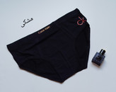 شورت اسلیپ مردانه فاق بلند نخ پنبه ملانژ