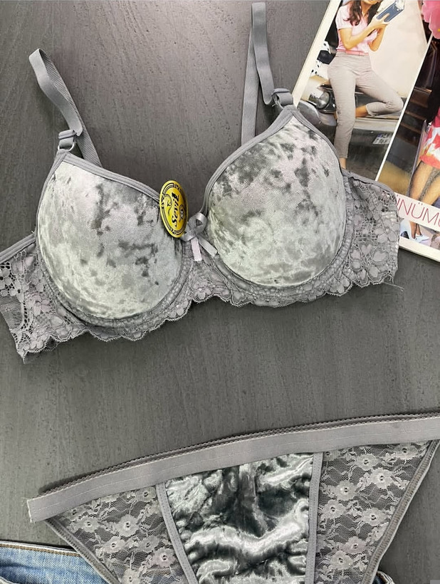 ست شورت و سوتین زنانه دانتل دوزی ترک