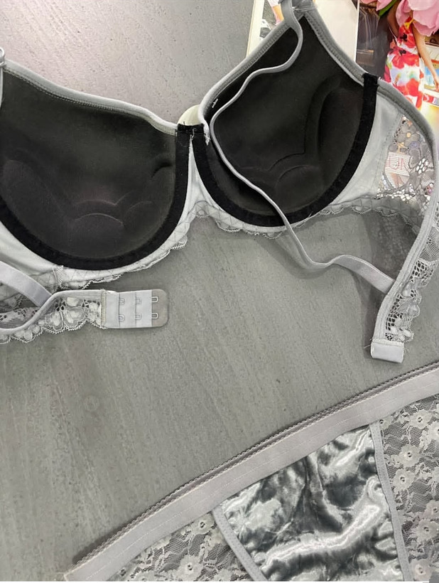 ست شورت و سوتین زنانه طرح گلدار