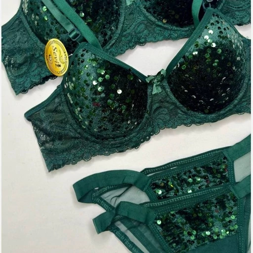 ست شورت و سوتین زنانه نخی فانتزی