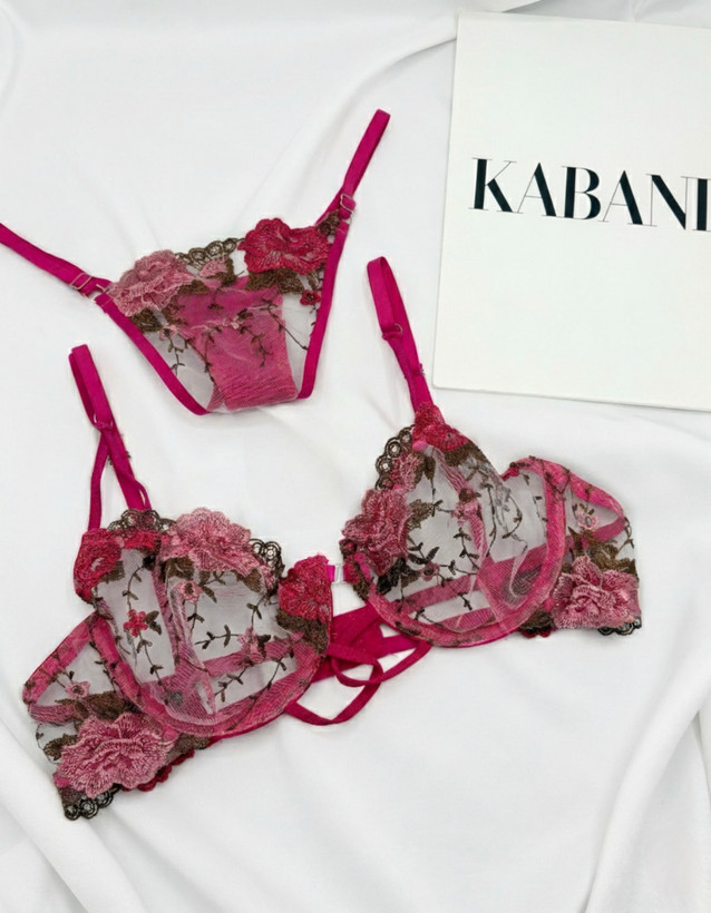 ست شورت و سوتین زنانه طرح گلدار آبرنگی