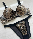 ست شورت و سوتین زنانه طرح فانتزی وارداتی