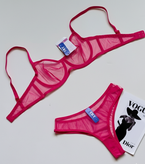 ست شورت و سوتین زنانه گیپوری دانتل دوزی