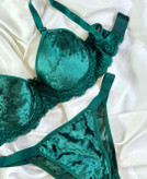 ست شورت و سوتین زنانه طرح گلدار آبرنگی