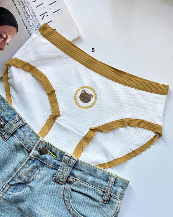 شورت زنانه نخ پنبه وارداتی طرح عروسکی خرگوش