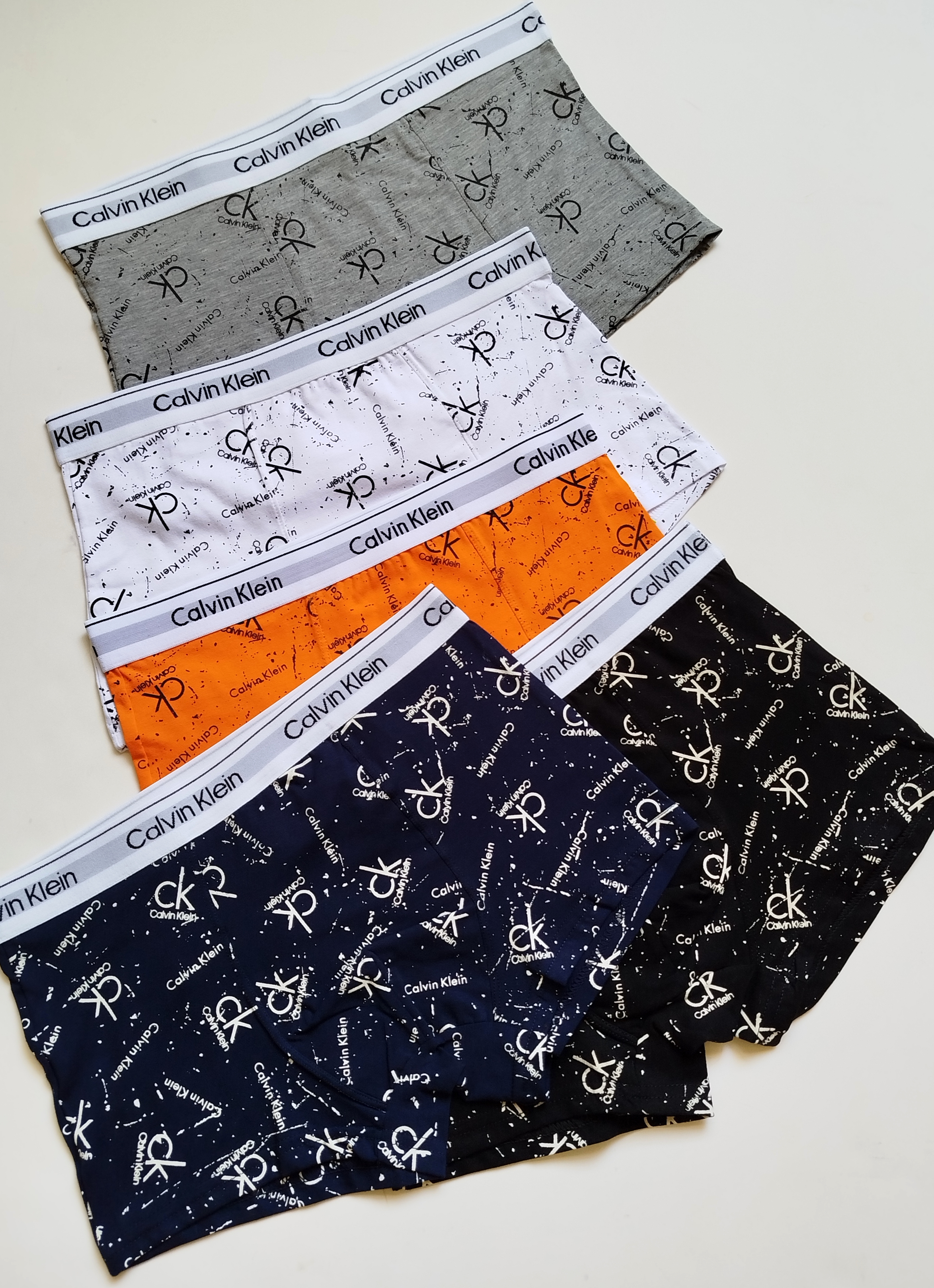 شورت تک مردانه نخ پنبه مدل نیم پا طرح کلاسیک و زیبای CK کیفیت عالی و قیمت مناسب