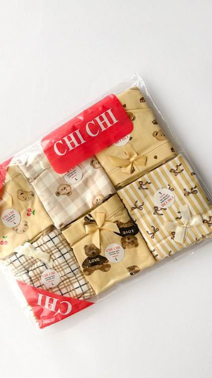 شورت زنانه نخ پنبه ترک CHi CHi- طرح  های فانتزی تدی 🐻| قیمت مناسب و کیفیت عالی