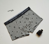 شورت نیم پا مردانه نخ پنبه اعلا لوگوLOUIS VUITTON | برند MD | لباس زیر مردانه باکیفیت